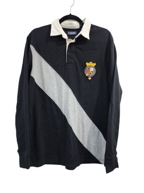 Chaps Rugby Shirt Men's Medium Preppy Gorpcore Preppy Ivy League Academic